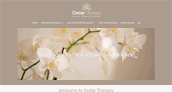 Desktop Screenshot of cedartherapy.com